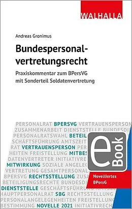 E-Book (pdf) Bundespersonalvertretungsrecht von Andreas Gronimus
