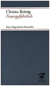 Kartonierter Einband Feuergefährlich von Christa Reinig
