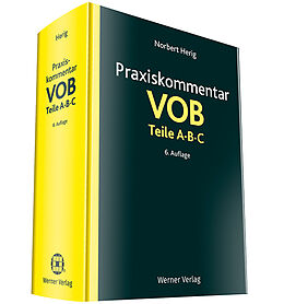 Fester Einband Praxiskommentar VOB Teile A, B und C von Norbert Herig