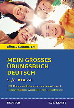 Kartonierter Einband Mein großes Übungsbuch Deutsch. 5./6. Klasse. von 