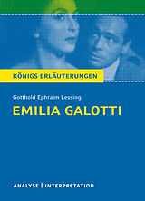 Kartonierter Einband Emilia Galotti von Gotthold Ephraim Lessing von Gotthold Ephraim Lessing