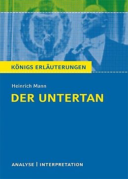 Kartonierter Einband Der Untertan von Heinrich Mann. von Heinrich Mann