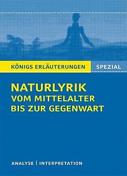 Kartonierter Einband Naturlyrik vom Mittelalter bis zur Gegenwart. von Gudrun Blecken