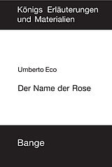 E-Book (pdf) Der Name der Rose. Textanalyse und Interpretation von Umberto Eco