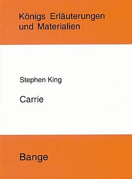eBook (pdf) Carrie. Textanalyse und Interpretation. de Stephen King
