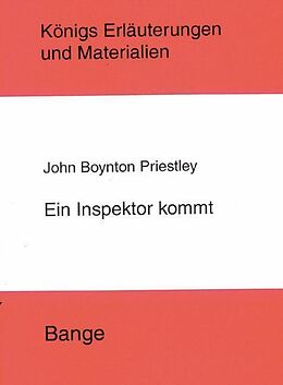 E-Book (pdf) Ein Inspektor kommt (An Inspector Calls). Textanalyse und Interpretation. von John B Priestley