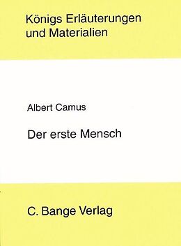 eBook (pdf) Der erste Mensch von Albert Camus. Textanalyse und Interpretation. de Albert Camus