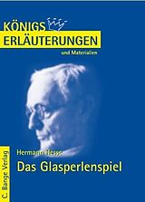 E-Book (pdf) Das Glasperlenspiel von Hermann Hesse. Textanalyse und Interpretation. von Hermann Hesse