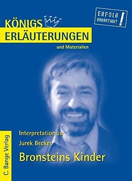 E-Book (pdf) Bronsteins Kinder von Jurek Becker. Textanalyse und Interpretation. von Jurek Becker