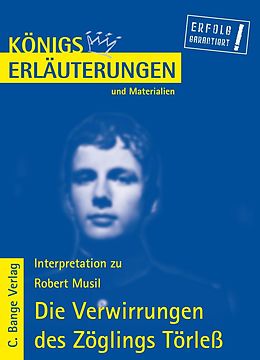 E-Book (pdf) Die Verwirrungen des Zöglings Törleß von Robert Musil. Textanalyse und Interpretation. von Robert Musil
