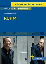 E-Book (pdf) Ruhm von Daniel Kehlmann - Textanalyse und Interpretation von Daniel Kehlmann
