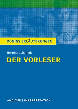 E-Book (epub) Der Vorleser von Bernhard Schlink. von Bernhard Schlink, Magret Möckel