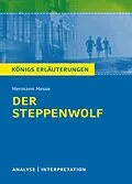 E-Book (epub) Der Steppenwolf. Königs Erläuterungen. von Maria-Felicitas Herforth, Hermann Hesse