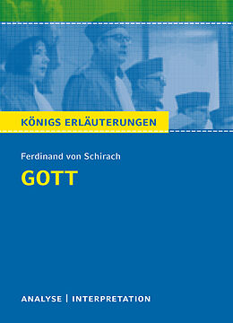 E-Book (epub) Gott von Ferdinand von Schirach. von Ferdinand von Schirach