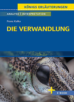 E-Book (epub) Die Verwandlung von Franz Kafka - Textanalyse und Interpretation von Franz Kafka