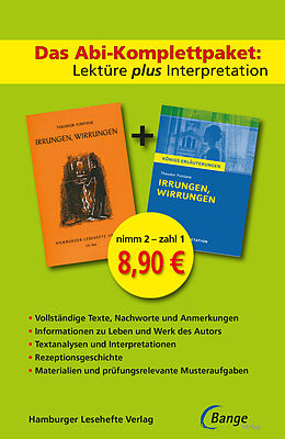 Kartonierter Einband Irrungen, Wirrungen - Lektüre plus Interpretation von Theodor Fontane