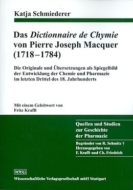 Kartonierter Einband Das Dictionnaire de Chymie von Pierre Joseph Macquer von Katja Schmiederer