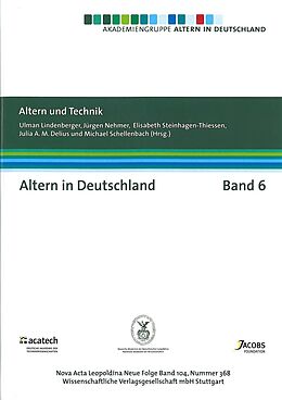 Fester Einband Altern und Technik von Ulman Lindenberger, Jürgen Nehmer, Elisabeth Steinhagen-Thiessen