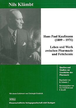 Kartonierter Einband Hans Paul Kaufmann (18891971) von Nils Klämbt