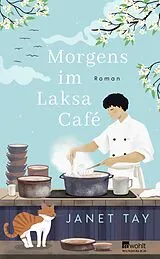 Fester Einband Morgens im Laksa Café von Janet Tay