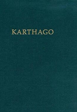 Fester Einband Hamburger Forschungen zur Archäologie. Veröffentlichungen des Instituts... / Karthago von 