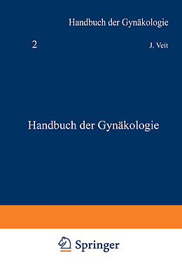 Kartonierter Einband Handbuch der Gynäkologie von J. Veit