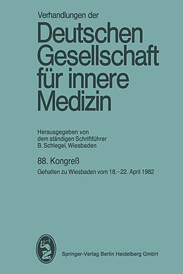 Kartonierter Einband (Kt) 88. Kongreß von Professor Dr. Bernhard Schlegel