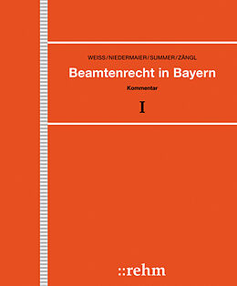Loseblatt Beamtenrecht in Bayern von Maximilian Baßlsperger, Michael Conrad, Philipp Brandl-Michel