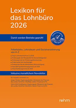 E-Book (epub) Lexikon für das Lohnbüro 2026 (E-Book EPUB) von Wolfgang Schönfeld, Jürgen Plenker, Heinz-Willi Schaffhausen