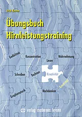 Kartonierter Einband Übungsbuch Hirnleistungstraining von Erich Kasten