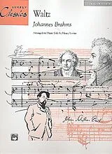 Johannes Brahms Notenblätter Waltz op.39,15for easy piano