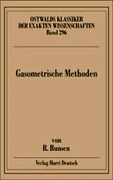 Kartonierter Einband Gasometrische Methoden (Bunsen) von 