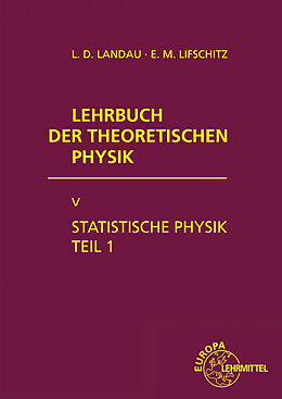 Fester Einband Statistische Physik Teil 1 von Lew D. Landau, Jewgeni M. Lifschitz