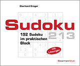 Kartonierter Einband Sudokublock 213 von Eberhard Krüger