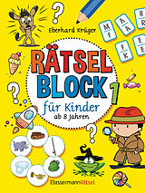 Kartonierter Einband Rätselblock 1 für Kinder ab 8 Jahren von Eberhard Krüger