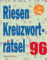 Kartonierter Einband Riesen-Kreuzworträtsel 96 von Eberhard Krüger