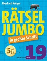Kartonierter Einband Rätseljumbo in großer Schrift 19 von Eberhard Krüger
