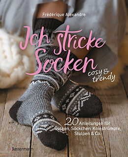 Kartonierter Einband Ich stricke Socken - cosy &amp; trendy von Frédérique Alexandre