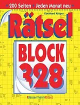 Kartonierter Einband Rätselblock 328 von Eberhard Krüger