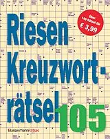 Kartonierter Einband Riesen-Kreuzworträtsel 105 von Eberhard Krüger