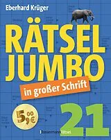 Kartonierter Einband Rätseljumbo in großer Schrift 21 von Eberhard Krüger