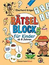 Kartonierter Einband Rätselblock 5 für Kinder ab 8 Jahren von Eberhard Krüger