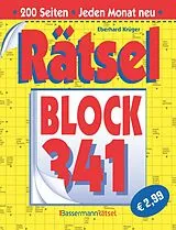 Kartonierter Einband Rätselblock 341 von Eberhard Krüger