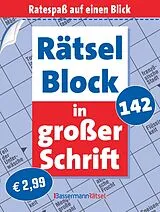 Kartonierter Einband Rätselblock in großer Schrift 142 von Eberhard Krüger