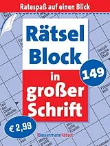 Kartonierter Einband Rätselblock in großer Schrift 149 von Eberhard Krüger