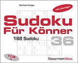 Kartonierter Einband Sudoku für Könner 36 von Eberhard Krüger