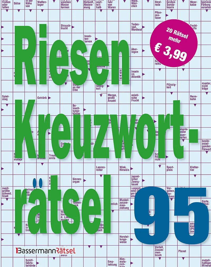 Riesen-Kreuzworträtsel 95 (5 Exemplare à 3,99 )
