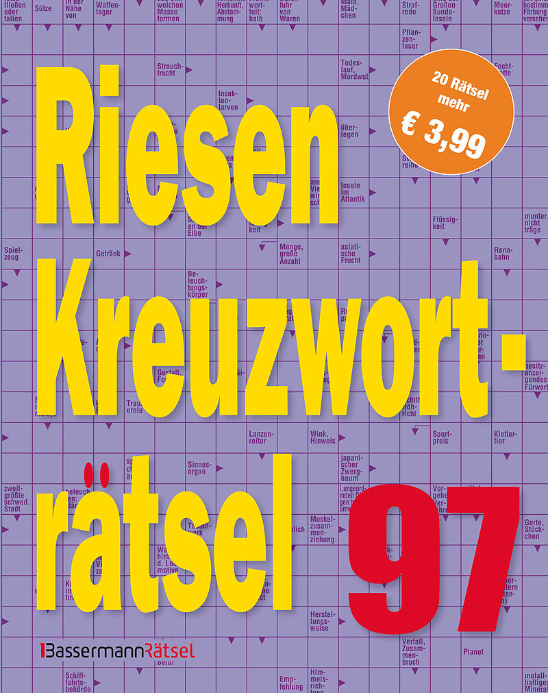 Riesen-Kreuzworträtsel 97 (5 Exemplare à 3,99 )