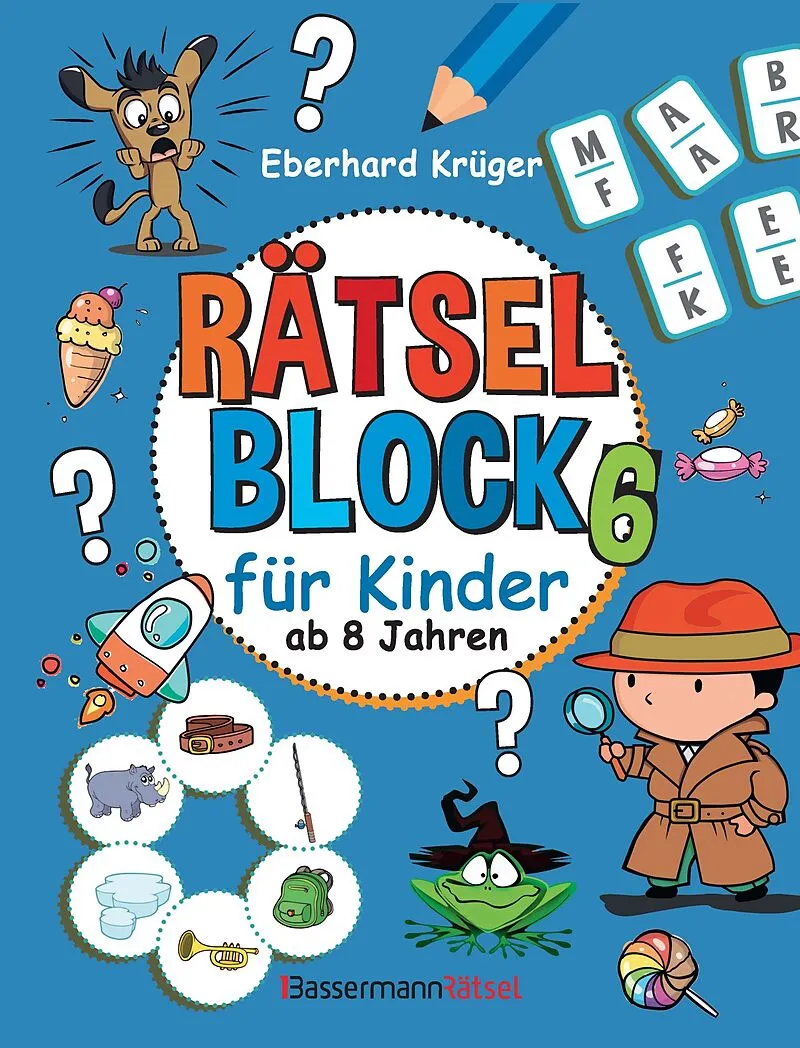Rätselblock 6 für Kinder ab 8 Jahren (5 Exemplare à 3,99)