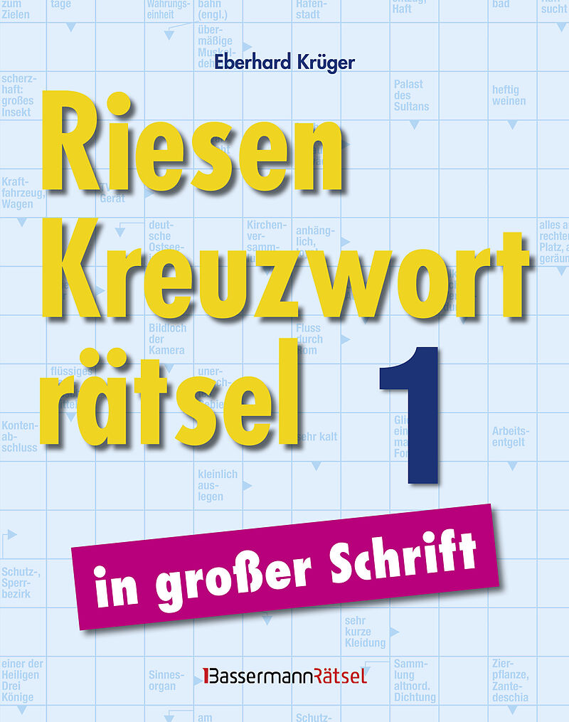 Riesen-Kreuzworträtsel in großer Schrift 1 (5 Exemplare à 3,99 )